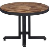 VidaXL Stolić za kavu okrugli Ø55x40 cm od masivne obnovljene tikovine VidaXL Stolić za kavu okrugli Ø55x40 cm od masivne obnovljene tikovine Slike