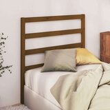  Posteljno vzglavje medeno rjavo 96x4x100 cm trdna borovina, (20645223) | Shoptok.si