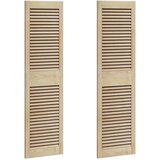vidaXL Vrata omare z vrati 2 pcs Naravna 140.5 x 2 x 59.5 cm, (5000131893) Cene
