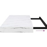  Polica na zidu Zidne 4 pcs Bijeli mramor 50 x 23 x 4 cm | shoptok.hr