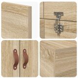  Postelja z prostorom za shranjevanje Sonoma hrast 90x200 cm, (22051412) | Shoptok.si