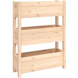 Maison Chic Visoka greda - Greda - Cvetlični Lonec 77x25x104,5 cm trdna borovina, (21790358) Cene