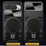Techsuit CamGuard Pro zaštitna maska za Google Pixel 9 / 9 Pro - crna | shoptok.hr