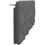 vidaXL Vzglavna stranica temno siva 120 cm blago | Shoptok.si