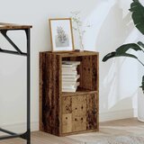 vidaXL Knjižna omara starinski les 31x24x52 cm inženirski les | Shoptok.si