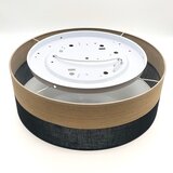  Plafonsko svetlo SIRJA WOOD 2xE27/15W/230V Ø 45 cm crna/hrast | Eponuda.com