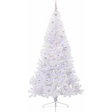  Umjetno božićno drvce Bijela 240 cm PVC i čelik | shoptok.hr