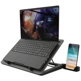 Trust Quno Cooling Stand LED GXT 1125 Laptop cooling stand sa 5 ventilatora + stalak za telefon | Eponuda.ba