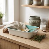 Tognana Pekač Pepper Bamboo 32x21,5cm / turkizen / keramika, (5000267266) | Shoptok.si