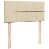  Krevet s oprugama i madracem krem 90 x 190 cm od tkanine | shoptok.hr