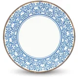 Bijeli/plavi desertni porculanski tanjur ø 21 cm Azul –