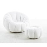 Livetastic FOTELJ – SET, bela tekstil | Shoptok.si