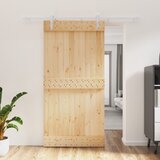 vidaXL Klizna vrata s priborom za montažu 100x210 cm masivna borovina Cijene