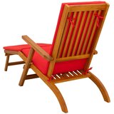  Zložljiv in nagibni ležalnik 2 pcs Rdeča 55 x 146 x 91 cm, (5000269138) | Shoptok.si