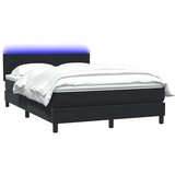 Box spring postelja z vzmetnico črna 160x210 cm žamet, (22053495) | Shoptok.si