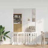 Preklopna ogradica za kućne ljubimce 4 pcs Visoki Sjaj Bijeli | shoptok.hr