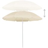  Vrtni suncobran s čeličnim stupom 180 cm boja pijeska | shoptok.hr
