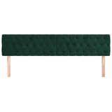  Uzglavlja tamnozelena 180x7x78/88 cm baršunasta | shoptok.hr