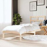 Maison Chic Posteljni okvir - Enojna postelja - Postelja za odrasle 75x190 cm trden les-J9793, (21765696) | Shoptok.si
