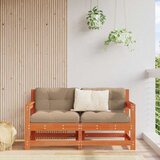  Vrtni kotni kavč Masivna borovina Voskan Rjava, (5000269703) | Shoptok.si