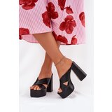 Boto Women's Platform And Block Heels Sandals Black Lenobos | ePonuda.com