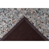 Kayoom RAVNO TKANA PREPROGA Finish 125 Grau / Silber 80/150 cm siva, srebrne barve | Shoptok.si