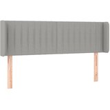  LED uzglavlje svjetlosivo 147x16x78/88 cm od tkanine | shoptok.hr
