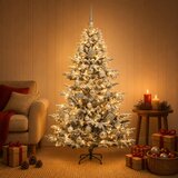  Umjetno božićno drvce s kuglicom 150 cm 150 LED lampica | shoptok.hr