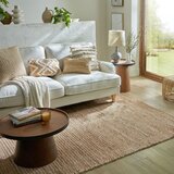 Flair Rugs Ročno tkana preproga iz konopljastega osleza v naravni barvi 160x230 cm Drew Border – | Shoptok.si