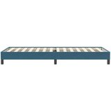 Box spring postelja brez vzmetnico temno modra 90x220 cm žamet, (21793195) | Shoptok.si
