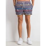 Fashion Hunters Men's Harvey Shorts in dark blue | shoptok.hr
