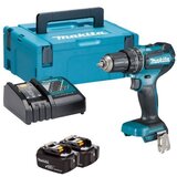 Makita Akumulatorska vibraciona bušilica - odvrtač 2x3/0Ah DHP485RFJ/ kofer