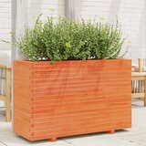 Furnova Vrtno cvetlično korito voščeno 110x40x72 cm trdna borovina, (21921779) | Shoptok.si