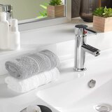 Douceur d intérieur Svetlo siva frotirna bombažna brisača 30x50 cm Tendresse – | Shoptok.si