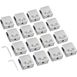 AUTOUTLET Set 16 Nosilcev za Steklo 9/10 mm | Shoptok.si