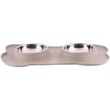 Pet_Treatment Duo posuda za hranu i vodu sa podmetačem, 2x400 ml | shoptok.hr