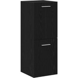  Set namještaja za kupaonicu od 5 dijelova crni hrast konstruirano drvo | shoptok.hr