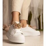 D/CEO UR/CEO White sneakers adorned with a rhinestone butterfly Kariba | ePonuda.com