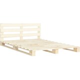  Okvir za krevet od paleta od masivne borovine 160 x 200 cm | shoptok.hr
