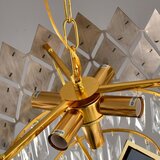  Brilagi - Luster na lancu CRISTAL 5xE14/40W/230V prečnik 38 cm zlatna/crna | Eponuda.com