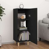  Komoda crna 34 5 x 34 x 90 cm od konstruiranog drva | shoptok.hr