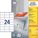 Avery 3475 printer label White