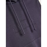 Sinsay Hoodie dukserica s džepom i vezenim natpisom Slike