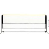 vidaXL Nastavljiva mreža za badminton 400x103x94-158 cm kovinska | Shoptok.si
