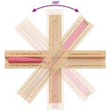  Set pribora za saunu 5 pcs Crna Aluminij i čvrsto drvo bora | shoptok.hr