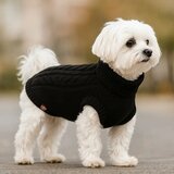 Trixie Džemper Kenton S 40cm za Pse – Crna/Crvena/Siva | ePonuda.com