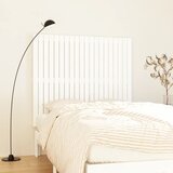 vidaXL Stensko posteljno vzglavje belo 127,5x3x110 cm trdna borovina Cene