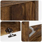  Ormar za cipele ZWOLLE 78 x 24 x 103 cm Konstruirano drvo - Dimljeni hrast | shoptok.hr