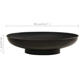  Ognjišče 80 cm jeklo, (20759250) | Shoptok.si