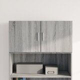 vidaXL Stenska omarica siva sonoma 80x42,5x40 cm inženirski les Cene